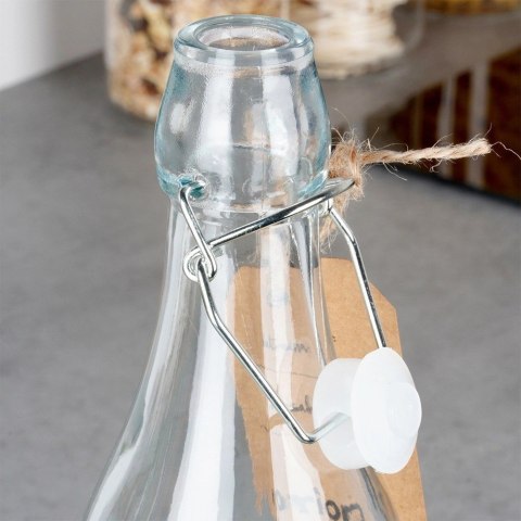 Butelka z Klipsem Szklana ORION 1 L Szczelna Retro Przezroczysta