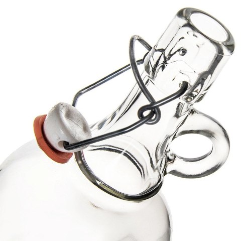 Butelka z Klipsem Szklana ORION 1 L z Uchwytem Szczelna Retro