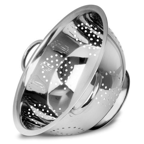 Cedzak Kuchenny Stalowy ORION 24 cm Miska z Uchwytami na Makaron i Warzywa