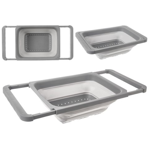 Cedzak Silikonowy Składany ORION 39 x 26,5 cm Do Zlewu 5,5 L z Uchwytami