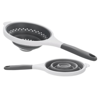 Cedzak Sitko z Uchwytem Kuchenne Silikonowe Składane Solidne ORION 20 cm