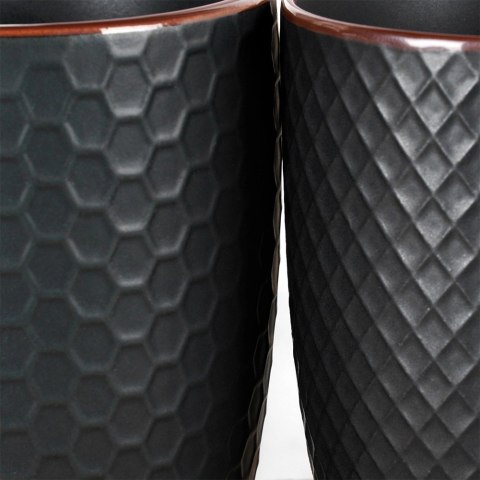 Ceramiczne Kubki do Kawy Herbaty Ceramiczne Dekoracyjne VILDE 400 ml 4 szt.