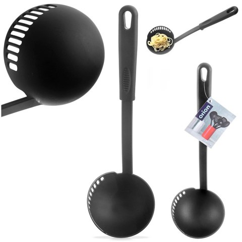Chochla z Cedzakiem ORION BLACKLINE 150 ml 30,5 cm Stalowa do Zupy i Sosów