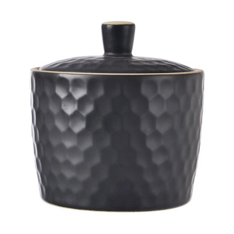 Cukierniczka Cukiernica Ceramiczna Czarna Ozdobna Klasyczna ORION 320 ml
