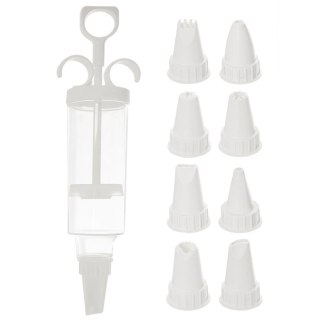 Dekorator do Ciast ORION 10 el. Strzykawka z Końcówkami do Tortów i Muffin