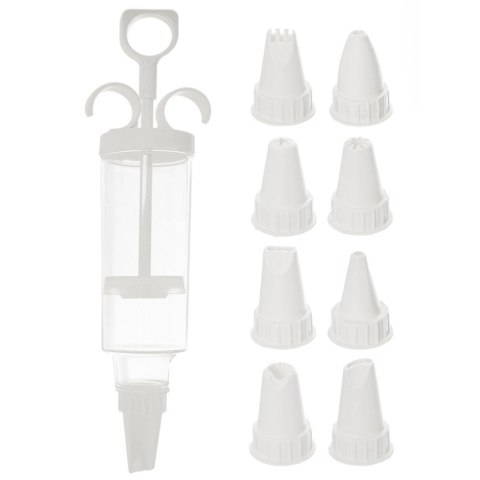 Dekorator do Ciast ORION 10 el. Strzykawka z Końcówkami do Tortów i Muffin