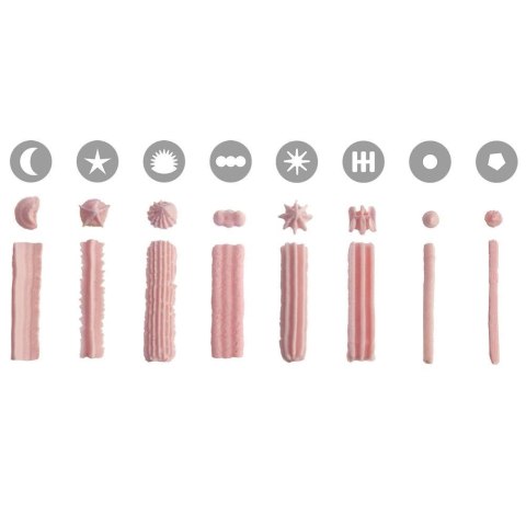 Dekorator do Ciast ORION 10 el. Strzykawka z Końcówkami do Tortów i Muffin