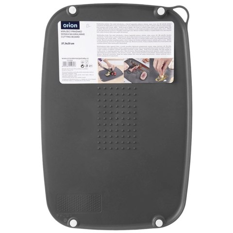 Deska do Krojenia Dwustronna ORION ELA 37,5 x 25 cm Szara z Kolcami Mięsa