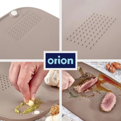 Deska do Krojenia Dwustronna ORION ELA 37,5 x 25 cm z Kolcami do Mięsa