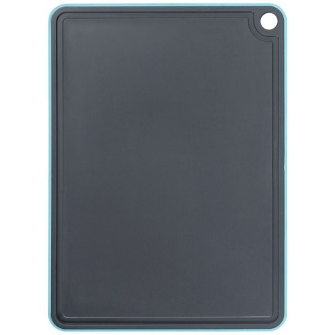 Deska do Krojenia Plastikowa Szara Uniwersalna z Rowkiem ORION 35,5 x 26 cm