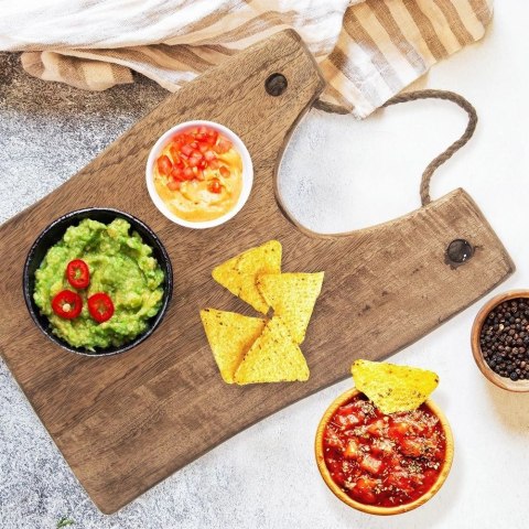 Deska do Krojenia Serwowania Przekąsek Przystawek Drewniana ORION 40,5x28cm