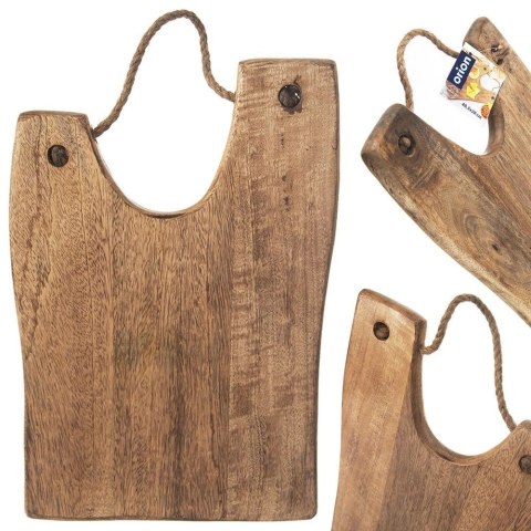 Deska do Krojenia Serwowania Przekąsek Przystawek Drewniana ORION 40,5x28cm