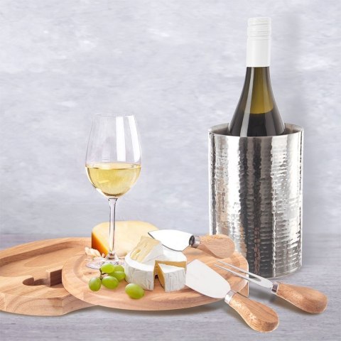 Deska do Serów ORION 4 el. Rozkładana z Nożami Drewniana Zestaw 40x21,5 cm