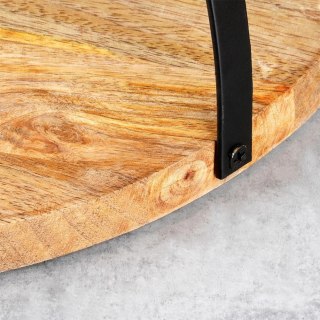 Deska do Serwowania Podawania Przekąsek Przystawek Drewniana ORION 38,5 cm