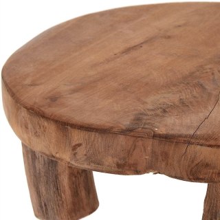 Deska do Serwowania Tekowa HOME STYLING 20 cm Okrągła Drewniana na Nóżkach