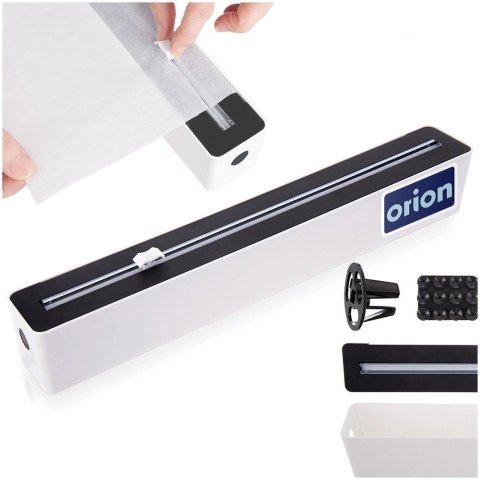 Dyspenser do Folii ORION 36 cm z Ostrzem, Montaż Szuflada/Ściana, Taśma 3M