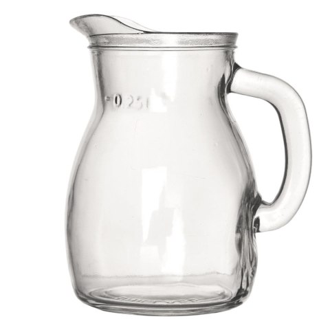 Dzbanek Szklany ORION 300 ml Stołowy z Uchem i Dzióbkiem do Mleka Sosów