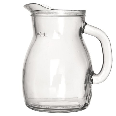 Dzbanek Szklany ORION 500 ml z Uchem i Dzióbkiem do Napoju i Sosów