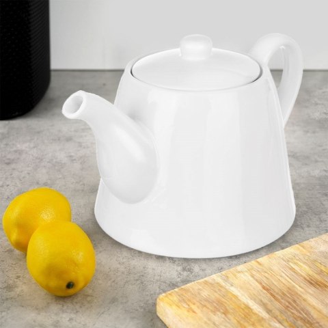 Dzbanek do Kawy Herbaty Porcelanowy Biały Klasyczny Solidny Trwały ORION 2l