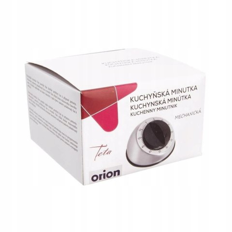 Estetyczny Stalowy Minutnik Kuchenny Timer Połysk ORION