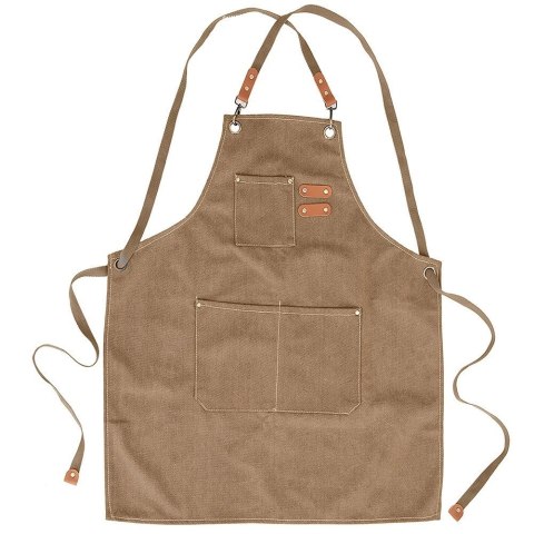 Fartuch Kuchenny do Gotowania Grillowania Wiązany Męski ORION 68 x 74 cm