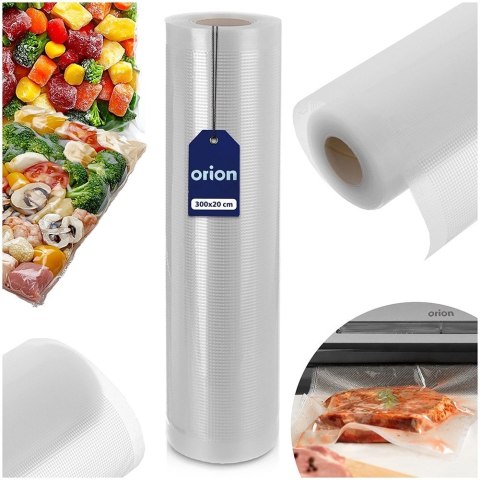 Folia do Zgrzewarki Próżniowej ORION 300 x 20 cm Sous-vide Wielorazowa