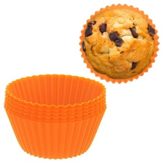 Foremki do Muffinek Silikonowe ORION SILLINIE 5,5 cm do Piekarnika 6 szt.