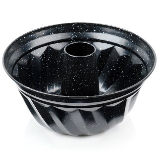 Forma do Babki VILDE Granitowa 24,5 cm Stal Węglowa z Kominem