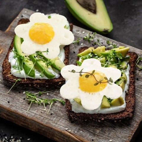 Forma do Jajek ORION SILLINIE Kwiatek Silikonowa z Uchwytem do Zmywarki