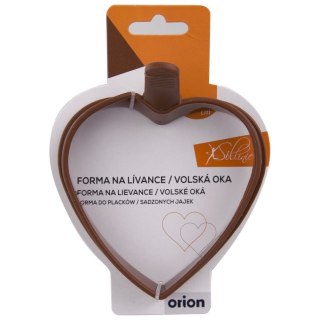 Forma do Jajek ORION SILLINIE Serce Silikonowa z Uchwytem do Zmywarki
