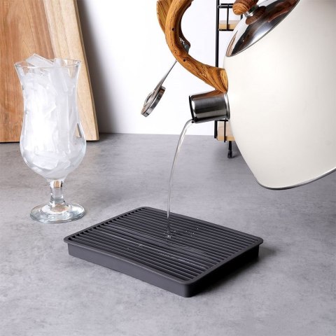 Forma do Kostek Lodu EXCELLENT Kruszony Lód 18 x 14,5 cm Silikonowa Czarna