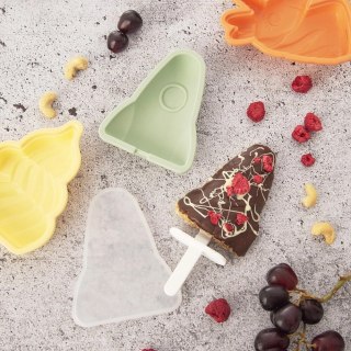 Forma do Lodów ORION Rakieta Silikonowa z Pokrywką Patyczek do Zmywarki