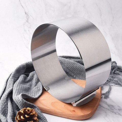 Forma do Pieczenia Regulowana Stalowa do Ciast Tortów Solidna ORION 16-30cm