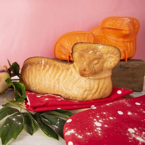 Forma do Pieczenia Silikonowa Baranek Pomarańczowa SILLINIE