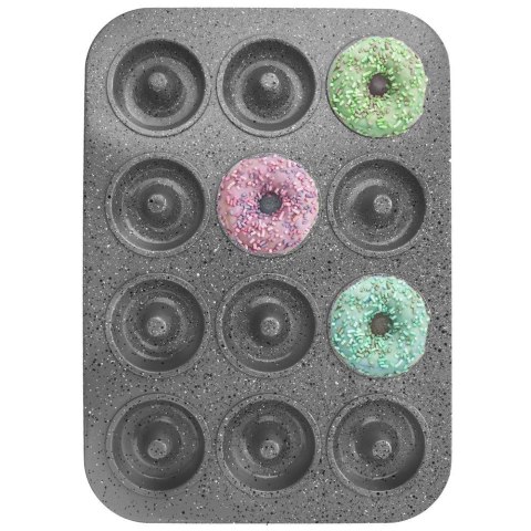 Forma Foremka do Pieczenia Pączków 12 Otworów Stalowa ORION 40x28,5x3 cm