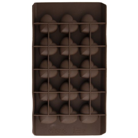 Forma do Pralin ORION SILLINIE Serce Silikonowa na 15 szt. do Zmywarki