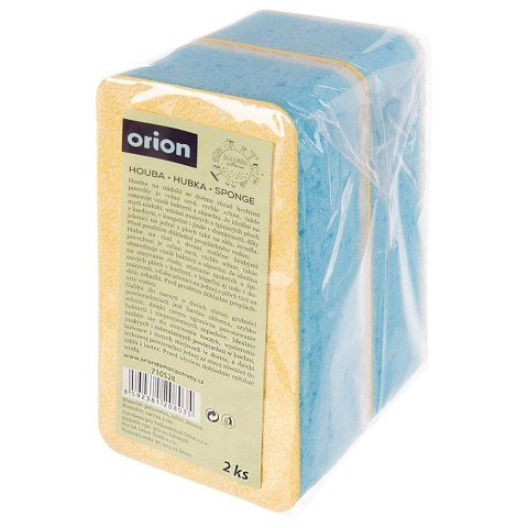 Gąbka Kuchenna ORION 2 szt. Dwustronna Ircha Delikatna bez Rysowania