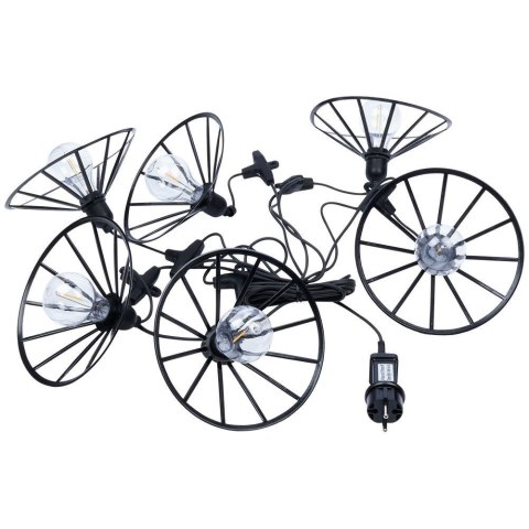 Girlanda Ogrodowa Żarówki Lampki Świąteczne VILDE LED 5,5 m 6 szt.