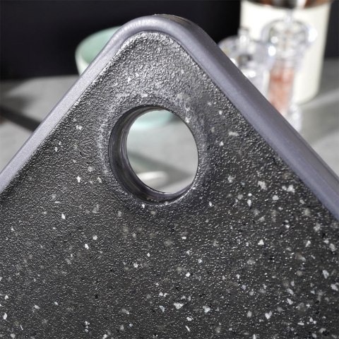 Granitowa Deska do Krojenia Antypoślizgowa Czarna EXCELLENT HOUSEWARE