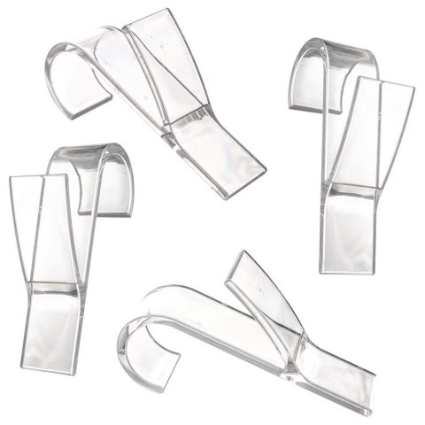 Haczyk Wieszak ORION na Kaloryfer 4 szt. Przezroczysty Suszenie