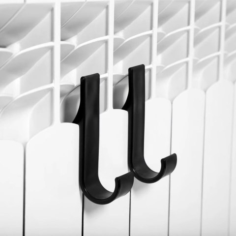 Haczyk Wieszak VILDE na Kaloryfer 2 szt. Czarny Suszenie Ręczników