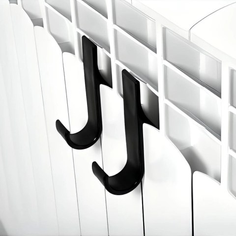 Haczyk Wieszak VILDE na Kaloryfer 2 szt. Czarny Suszenie Ręczników