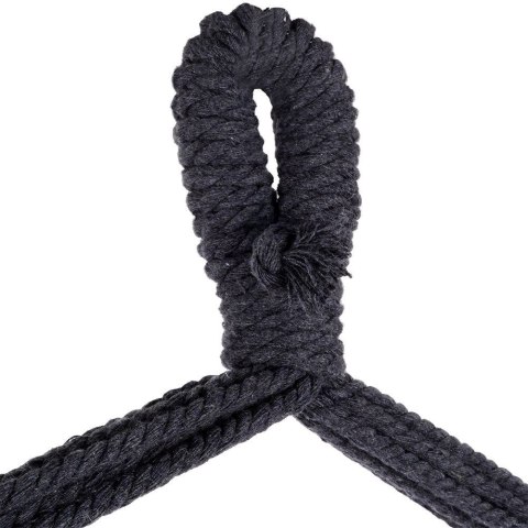 Hamak Brazylijski Podwieszany Fotel Grafitowy z Poduszką ProGarden 45x45 cm