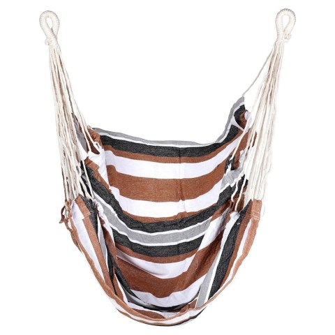 Hamak Brazylijski VILDE Fotel Podwieszany 96 x 130 cm Kolorowy Relaks
