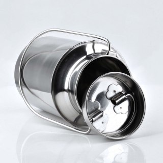 Kanka Bańka na Mleko z Uchwytami Zamykana Stalowa Nierdzewna ORION 2,5 l