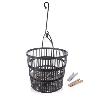 Klamerki na Pranie ORION 50 szt. w Składanym Koszyku Plastikowe