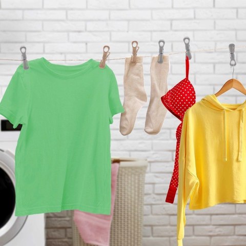 Klamerki na Pranie ORION Plastikowe 20 szt. Otwór na Wieszak