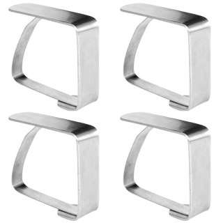 Klipsy do Obrusu EXCELLENT Stal 4 szt. Zabezpieczają Przed Wiatrem