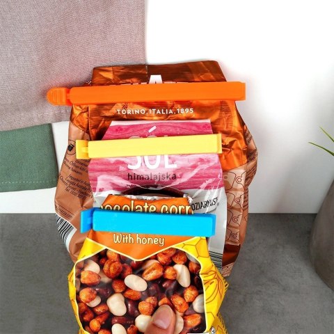 Klipsy do Torebek VILDE 32 szt. 4 Rozmiary Mix Kolorów Świeżość