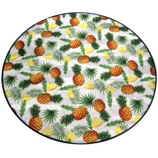 Koc Mata Piknikowa Plażowa Okrągła Lekka z Pokrowcem Solidna PROBEACH 138cm